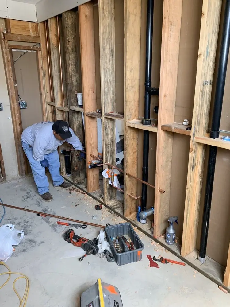 Commercial rough-in plumbing for Commercial Plumbing in Greentown